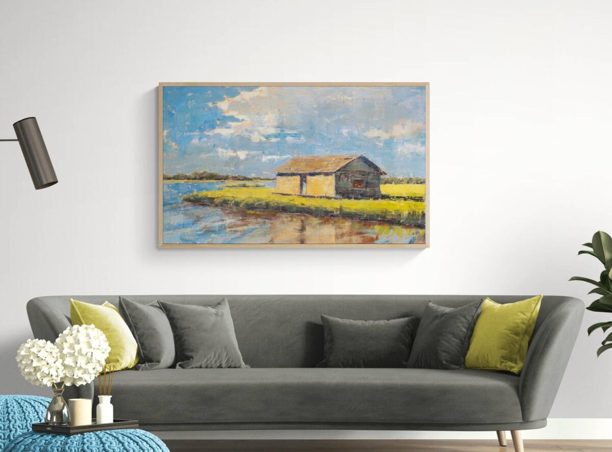 Boat House on Bald Head Island – Rena Powell Art Studios